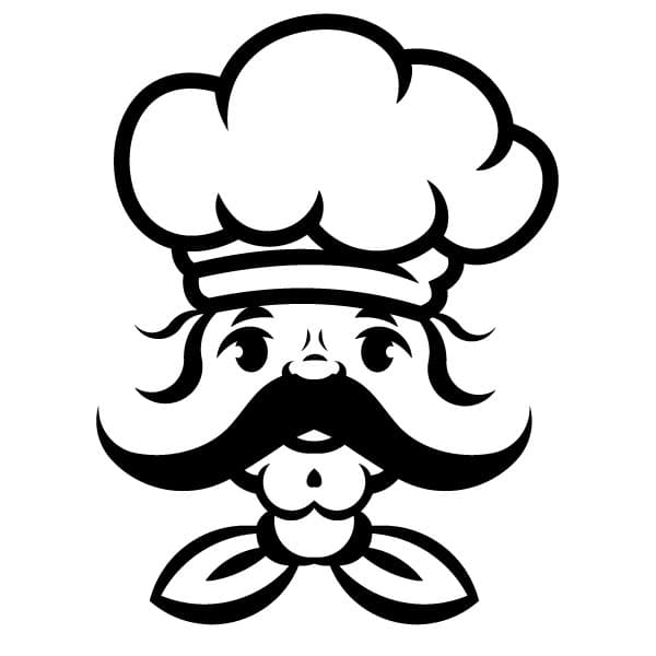 Uno chef con i baffi