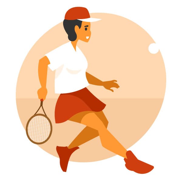 Female tennis player