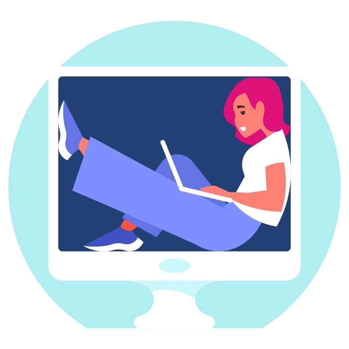 Online learning concept
