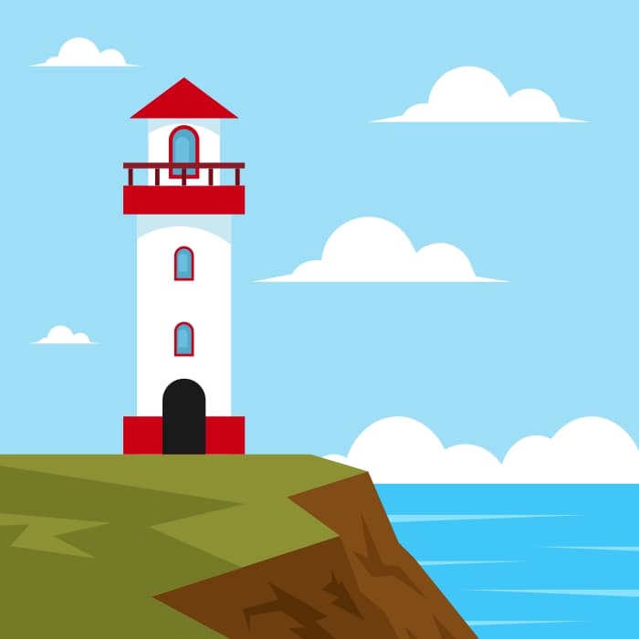 A lighthouse