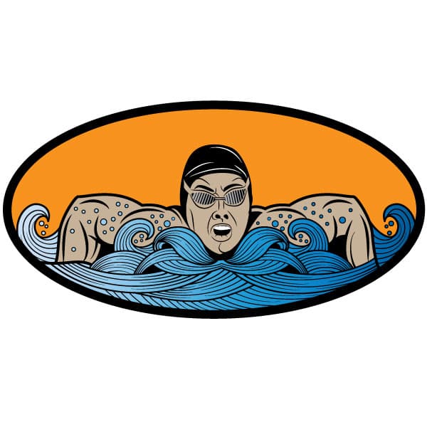 Nadador en el agua