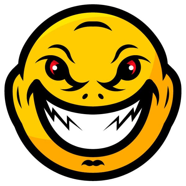 Sorriso irritado