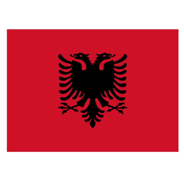 Republic of Albania national flag