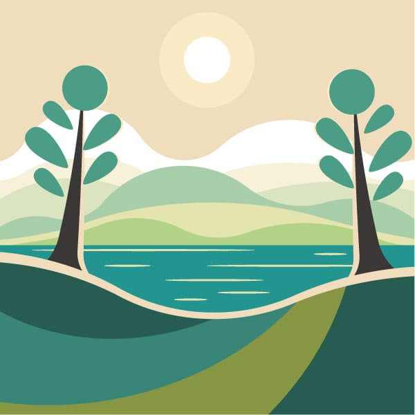 Landscape with a river