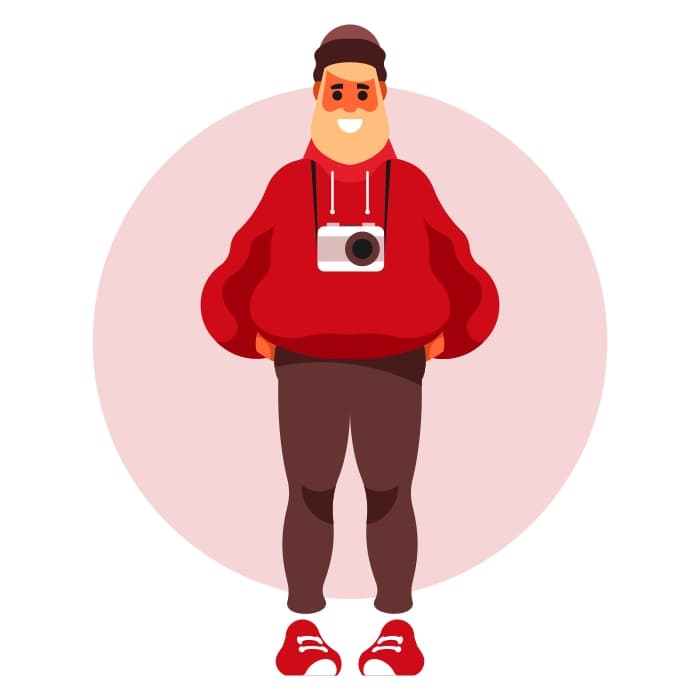 Tourist with a camera