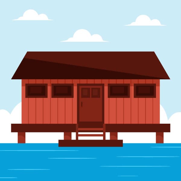 Casa sobre el agua