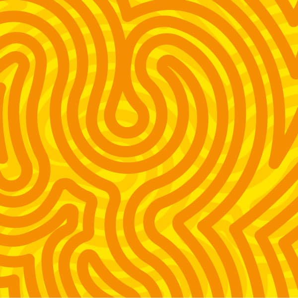 Hypnotic wavy pattern