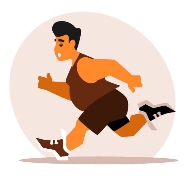 Running for healthy lifestyle