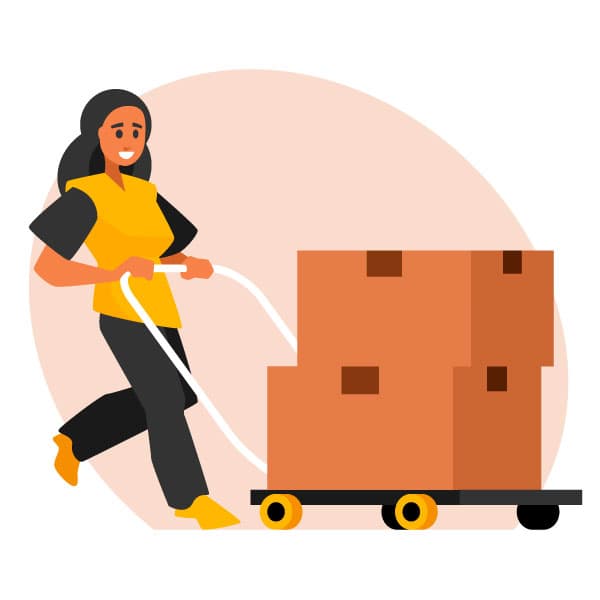 Weibliche Ladenbesitzerin