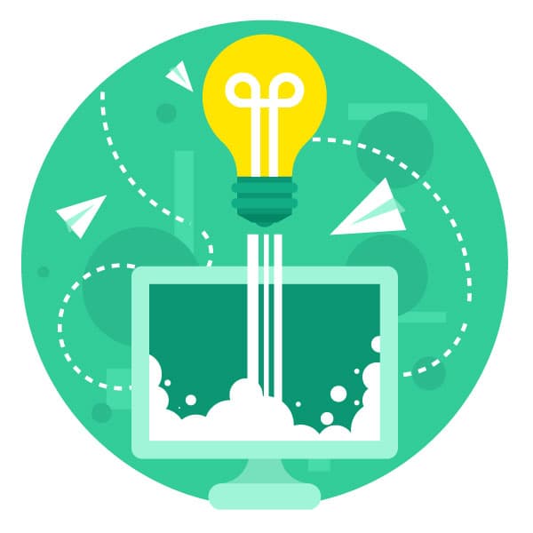 Concepto gráfico de inicio