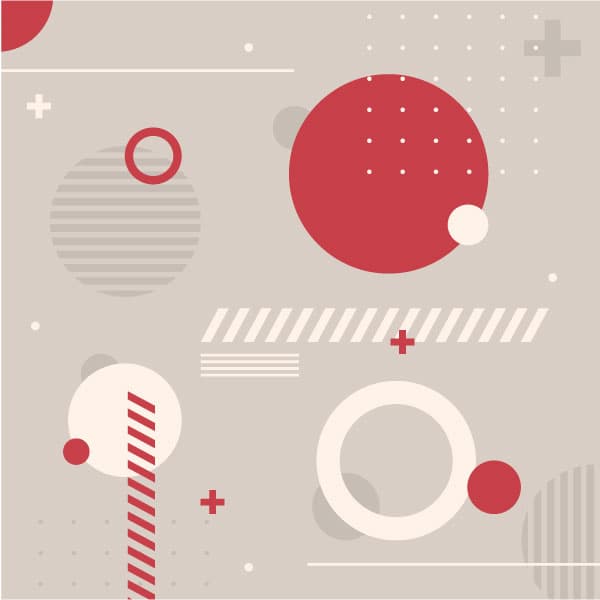 Motivo geometrico astratto