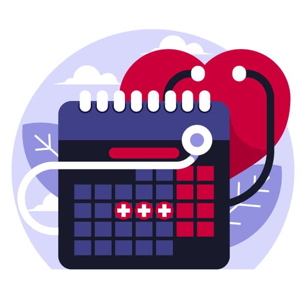 Jährliche Herzuntersuchung